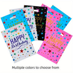10pcs Star Aluminum Film Birthday Party Gift Bag
