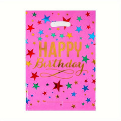 10pcs Star Aluminum Film Birthday Party Gift Bag
