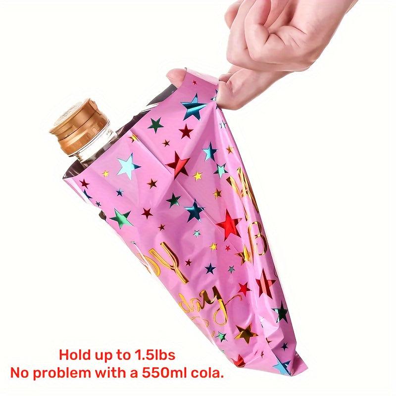 10pcs Star Aluminum Film Birthday Party Gift Bag