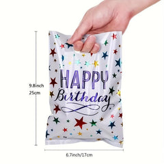 10pcs Star Aluminum Film Birthday Party Gift Bag