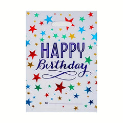 10pcs Star Aluminum Film Birthday Party Gift Bag