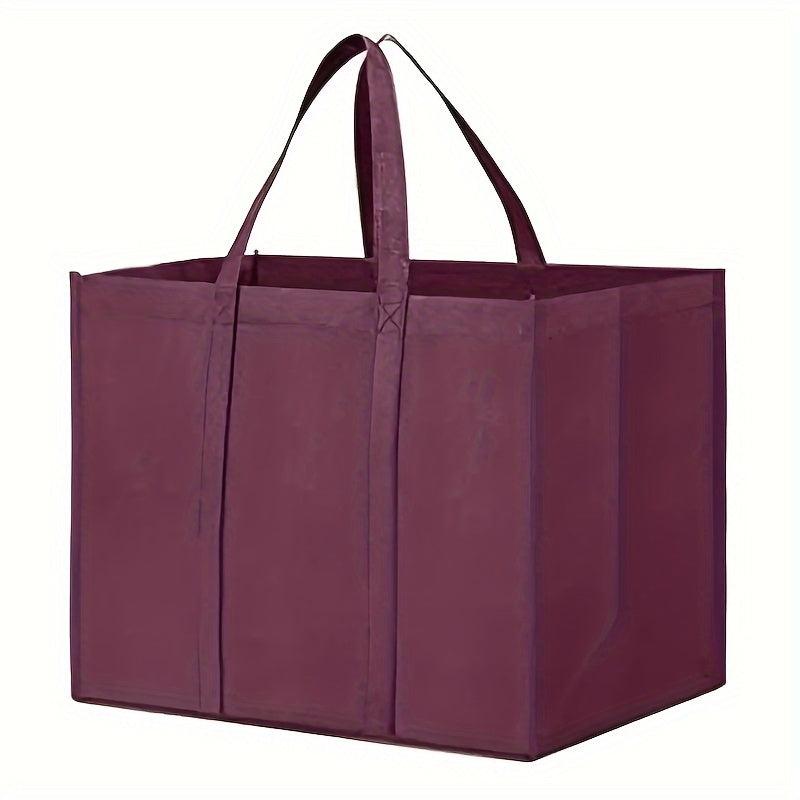 Large Reusable Grocery Shopping Bags Bulk Eco Tote Bags with Long Handle