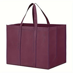 Large Reusable Grocery Shopping Bags Bulk Eco Tote Bags with Long Handle