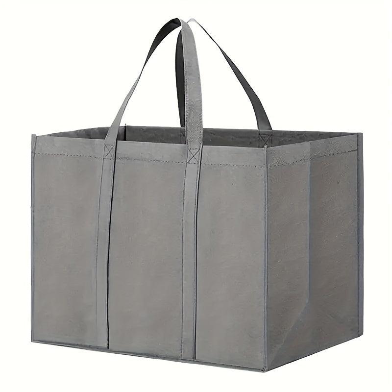 Large Reusable Grocery Shopping Bags Bulk Eco Tote Bags with Long Handle