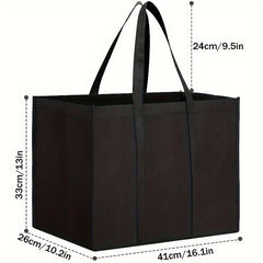 Large Reusable Grocery Shopping Bags Bulk Eco Tote Bags with Long Handle
