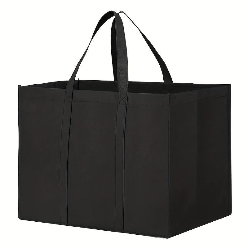 Large Reusable Grocery Shopping Bags Bulk Eco Tote Bags with Long Handle