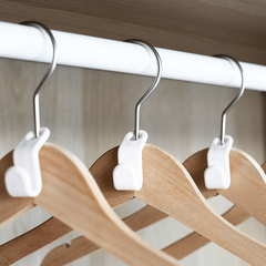 6pcs S Shaped Clothes Hanger Hook Thickened Plastic Hotel Storage