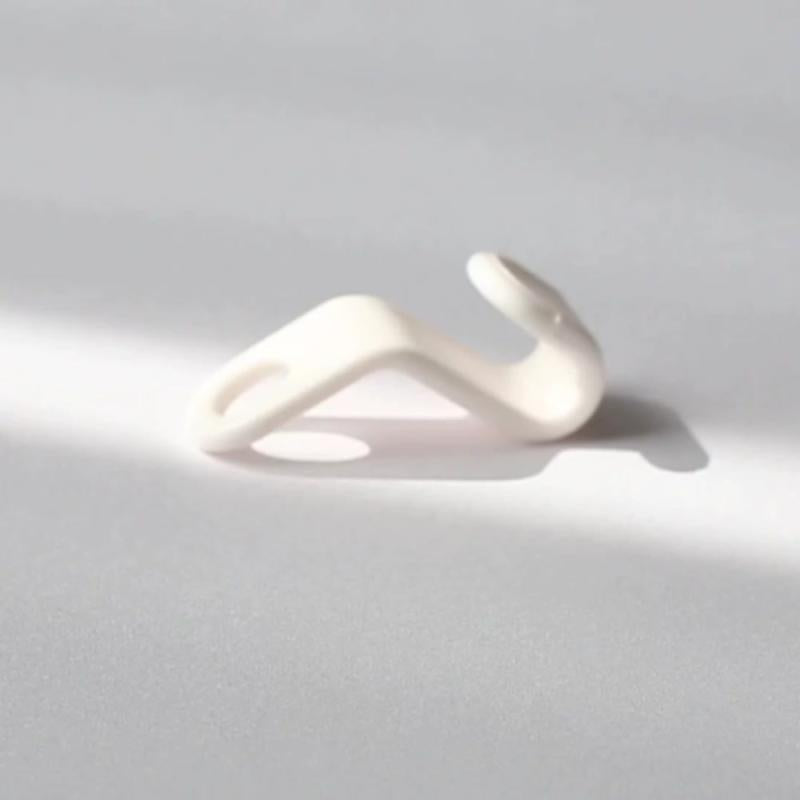 6pcs S Shaped Clothes Hanger Hook Thickened Plastic Hotel Storage