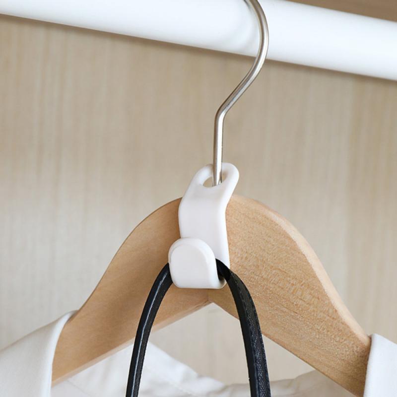 6pcs S Shaped Clothes Hanger Hook Thickened Plastic Hotel Storage