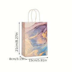Birthday Gift Packaging Hot Stamping Shopping Paper Bags