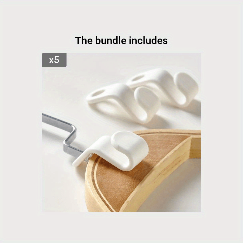 Clothes Stackable Storage Hook - Pack of 100