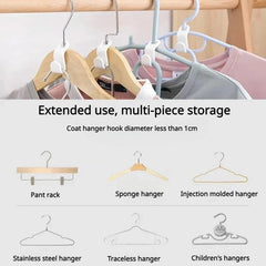 Clothes Stackable Storage Hook - Pack of 100