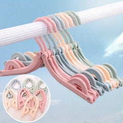 2pcs Foldable Clothes Drying Rack Portable Travel Outdoor