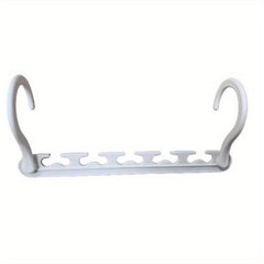 Wardrobe Foldable Magic Hanger Five Hole Hook Rotating Storage ABS Plastic