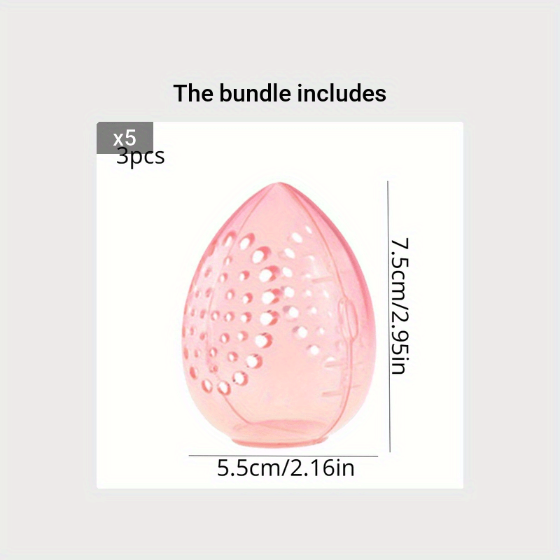 Makeup Sponge Holder Transparent Breathable Stand