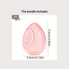 Makeup Sponge Holder Transparent Breathable Stand