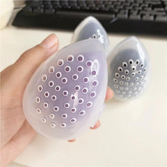 Makeup Sponge Holder Transparent Breathable Stand