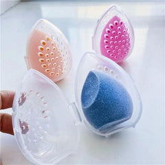 Makeup Sponge Holder Transparent Breathable Stand