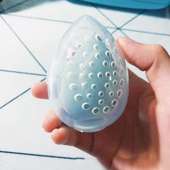 Makeup Sponge Holder Transparent Breathable Stand