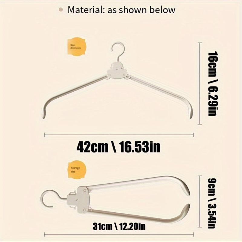 Folding Clothes Rack Portable Multifunctional Hanging Clothes Storage