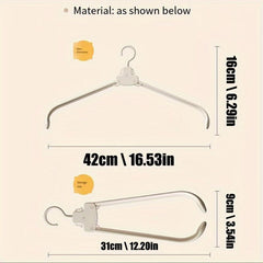 Folding Clothes Rack Portable Multifunctional Hanging Clothes Storage