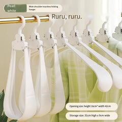 Folding Clothes Rack Portable Multifunctional Hanging Clothes Storage