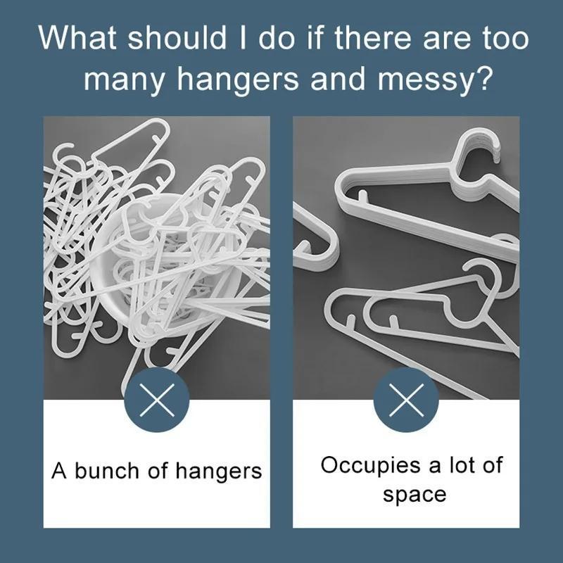 Foldable Clothes Hanger Hook Wall Sticking Storage Rack