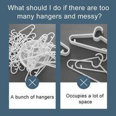 Foldable Clothes Hanger Hook Wall Sticking Storage Rack