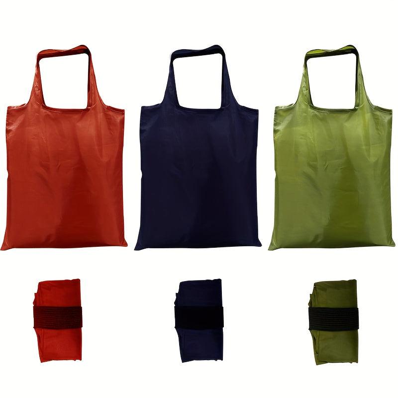 5pcs Foldable Waterproof Shopping Bag Large Capacity for Travel Outdoor