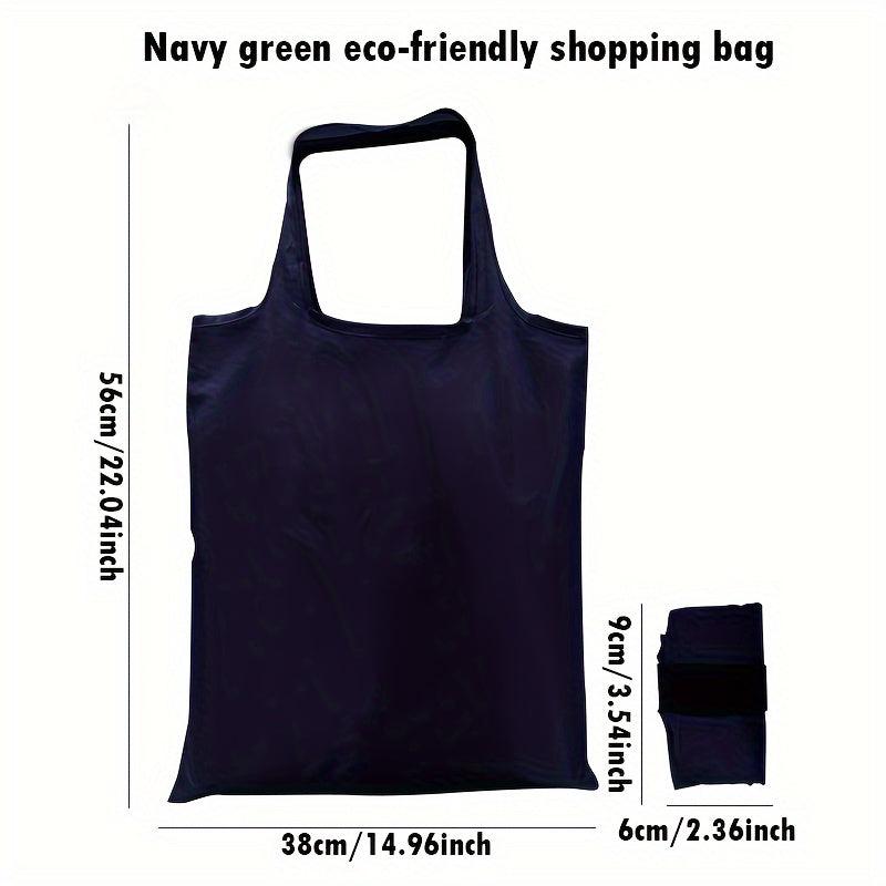 5pcs Foldable Waterproof Shopping Bag Large Capacity for Travel Outdoor