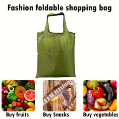 5pcs Foldable Waterproof Shopping Bag Large Capacity for Travel Outdoor