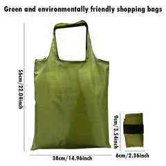 5pcs Foldable Waterproof Shopping Bag Large Capacity for Travel Outdoor