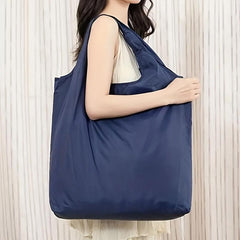 5pcs Foldable Waterproof Shopping Bag Large Capacity for Travel Outdoor