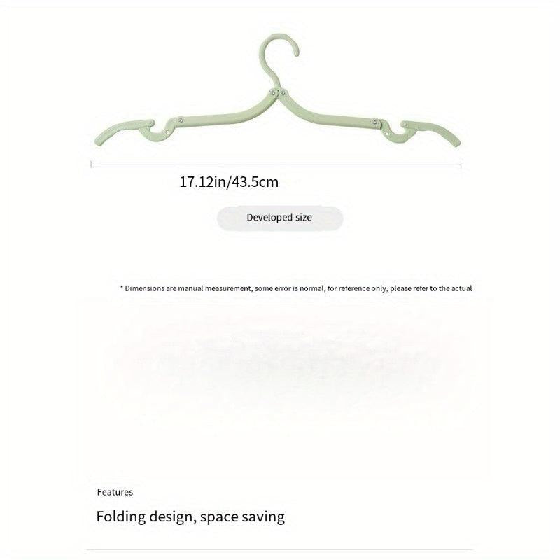 3pcs Travel Folding Clothes Hanger Portable Multifunctional Magic Hanger
