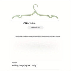 3pcs Travel Folding Clothes Hanger Portable Multifunctional Magic Hanger