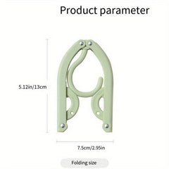 3pcs Travel Folding Clothes Hanger Portable Multifunctional Magic Hanger
