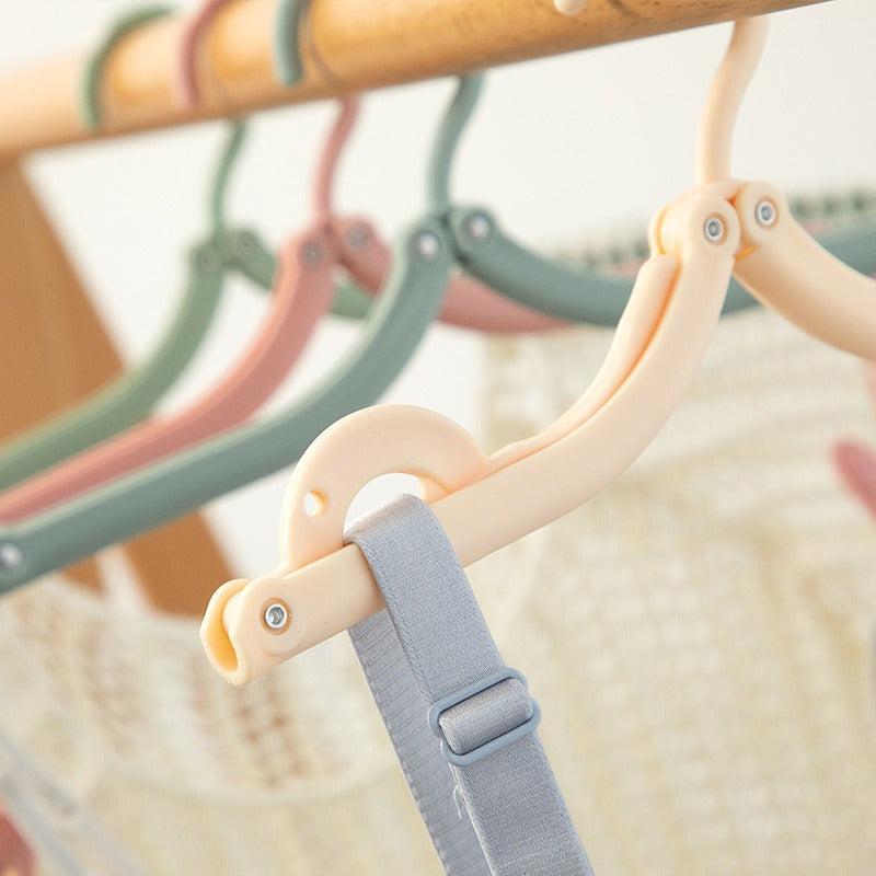 3pcs Travel Folding Clothes Hanger Portable Multifunctional Magic Hanger