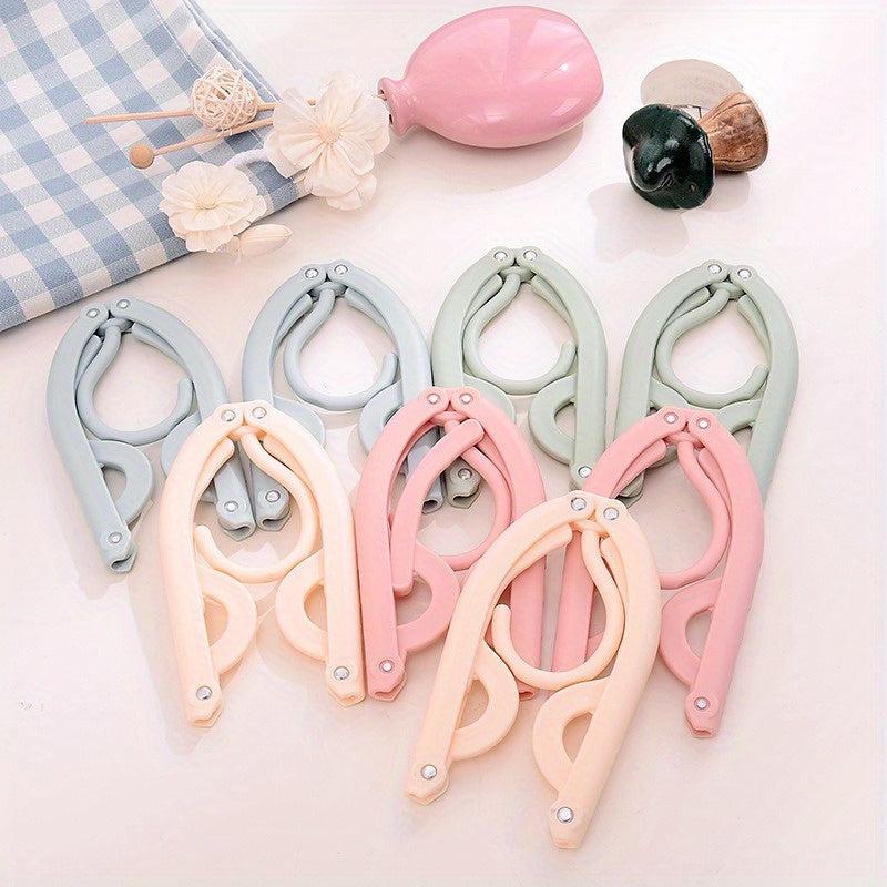 3pcs Travel Folding Clothes Hanger Portable Multifunctional Magic Hanger