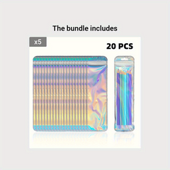 Colorful Laser Packaging Bags for Pens Makeup Brushes Jewelry Lip Gloss