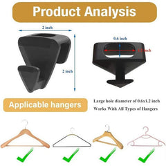 18pcs Heavy Duty Cascading Hooks for Clothes Closet Organizer