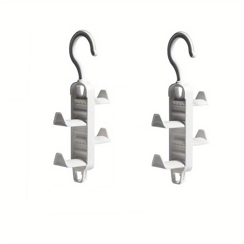 2pcs Hooks for Hats and Bags Wardrobe Space Saving Storage Hanger