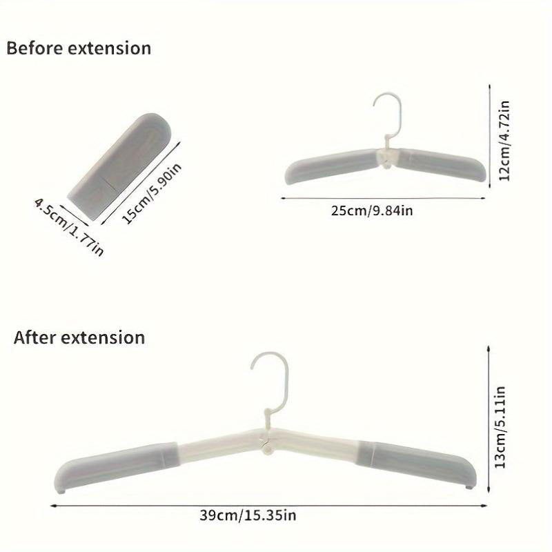 Foldable Travel Clothes Hanger Storage Rack