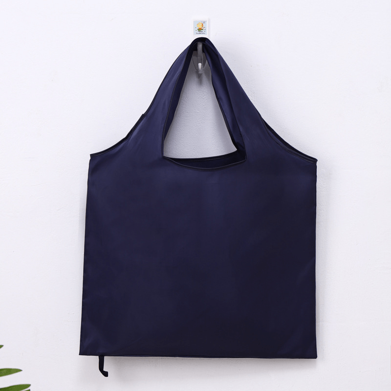 High End Foldable Green Shopping Bag 210T Portable Solid Bag