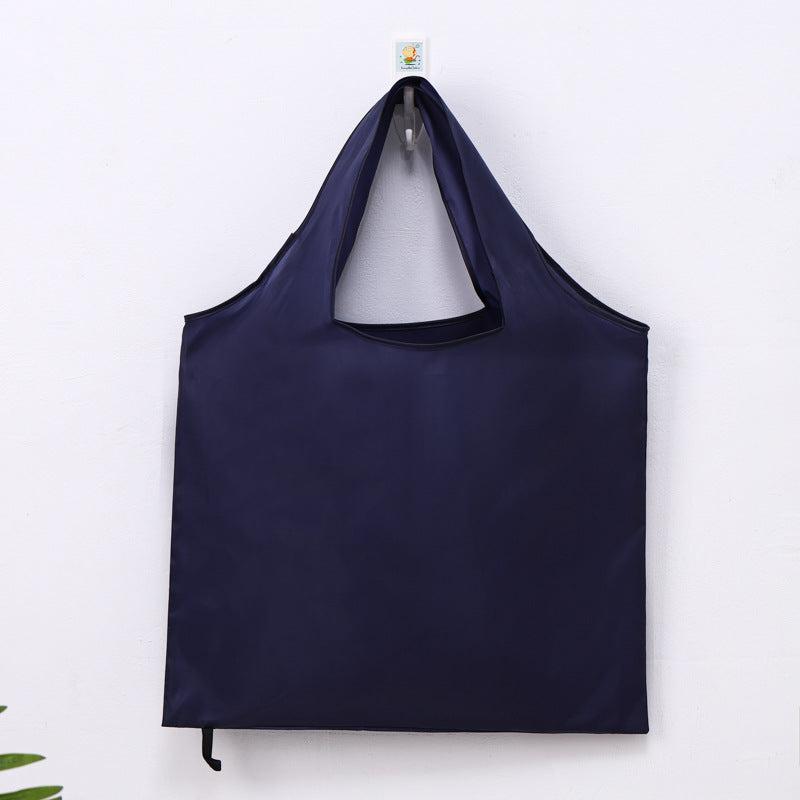 High End Foldable Green Shopping Bag 210T Portable Solid Bag
