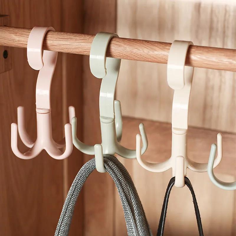 360 Rotatable Hanger Hooks Space Saving Organizer for Hotel