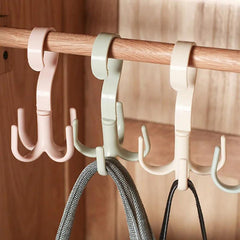 360 Rotatable Hanger Hooks Space Saving Organizer for Hotel