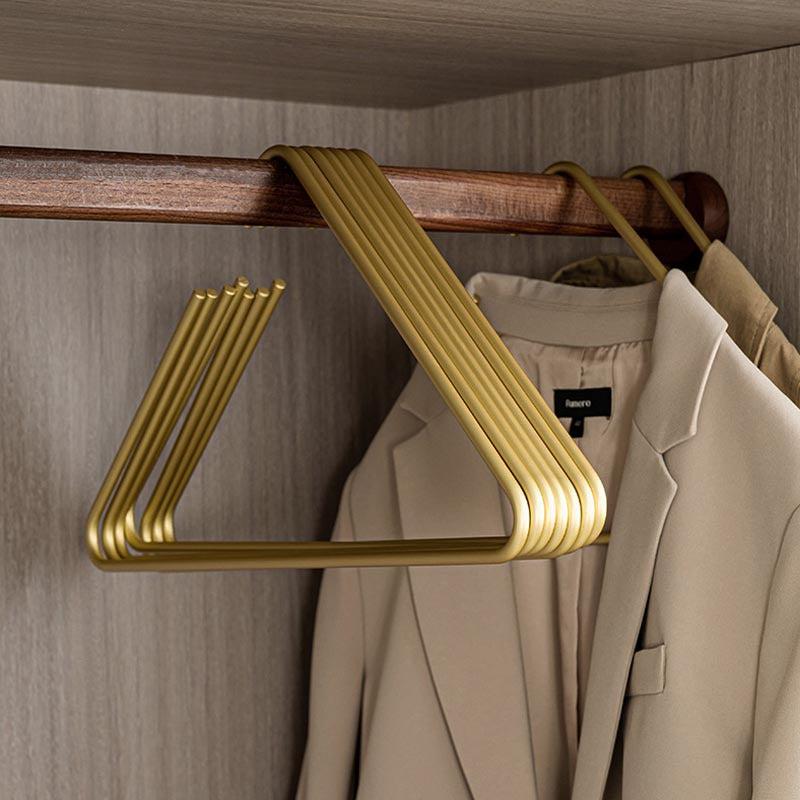Creative Triangle Metal Hangers for Coat Trousers Scarf