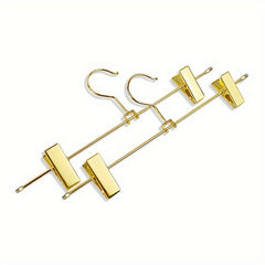 Metal Underwear Rack Clothing Shop Hanging Underwear Bra Rack Golden Clip