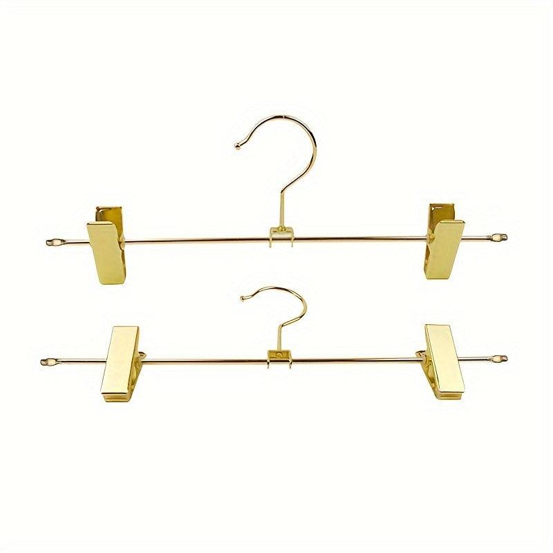 Metal Underwear Rack Clothing Shop Hanging Underwear Bra Rack Golden Clip