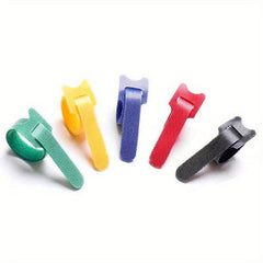 20pcs Multicolor Cat Style Magic Strap for Data Cable Bundle